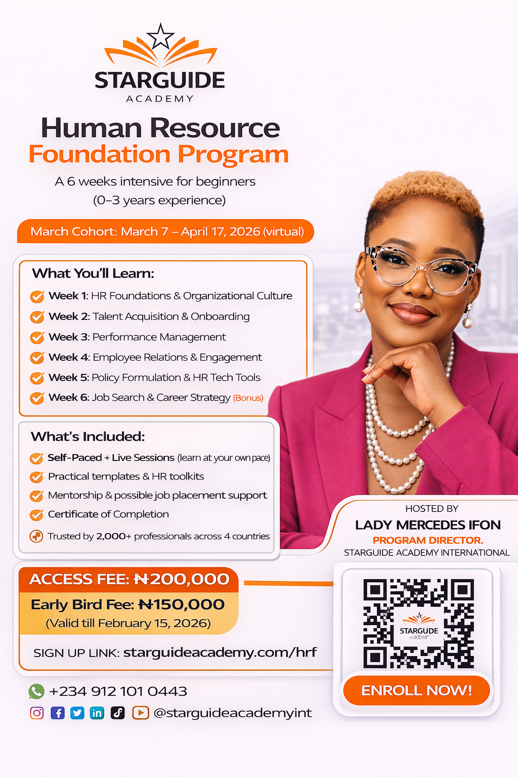 Human Resources Foundation Program – StarGuide Academy International
